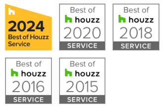 Best of Houzz Service Awards 2024 2018 2016 2015