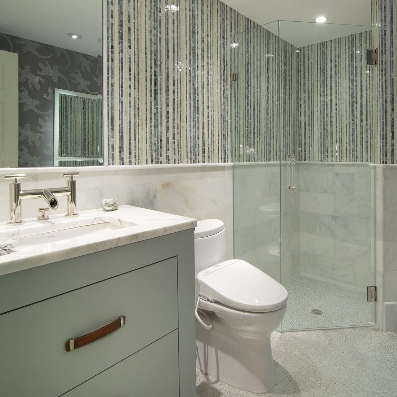 image of powder room interior design