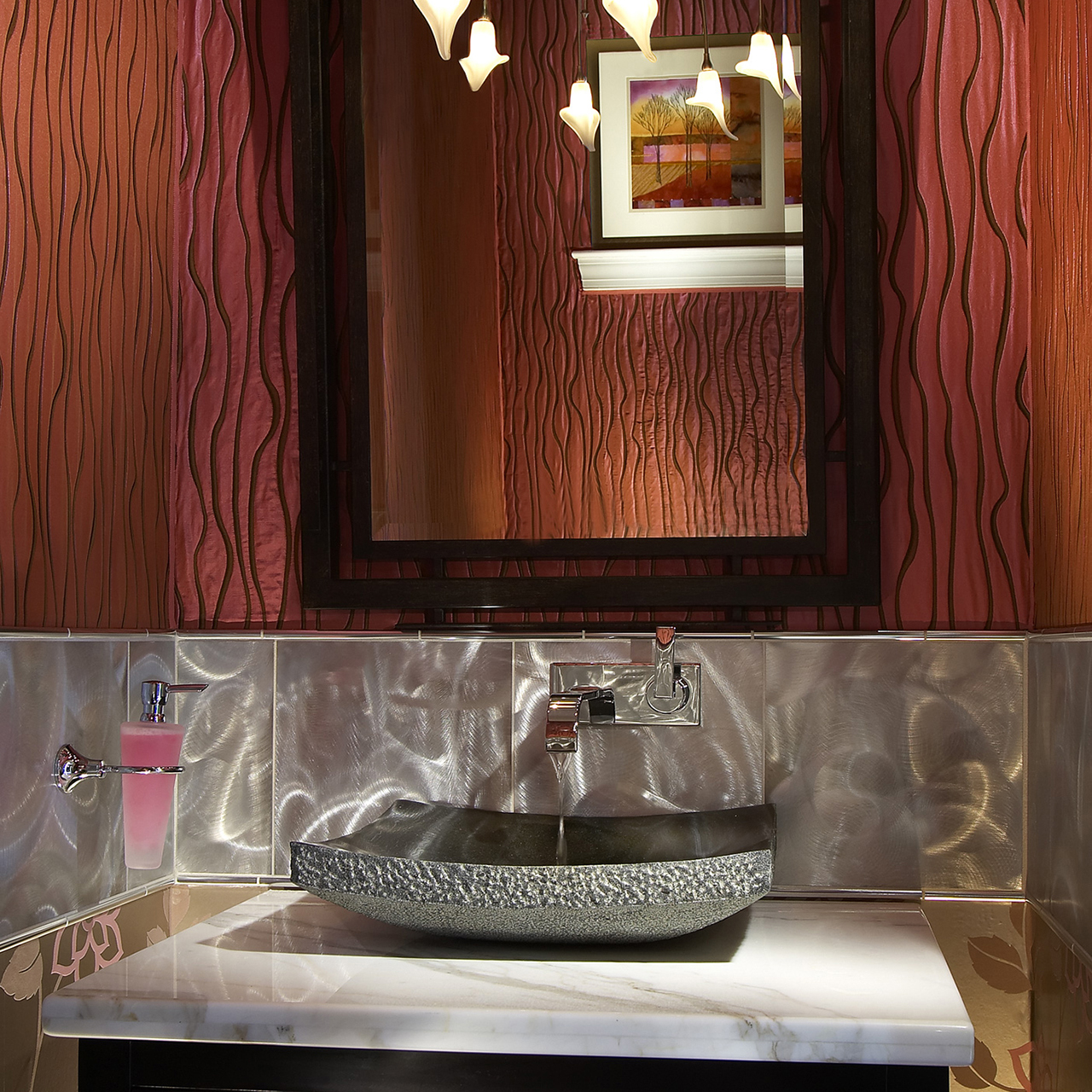 image of powder room interior design