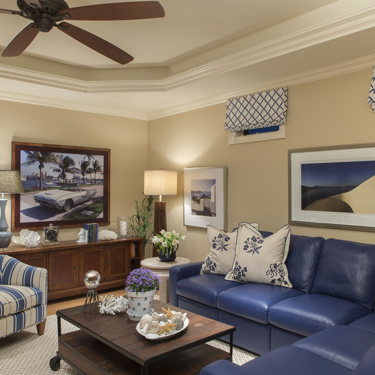 image of media room interior design